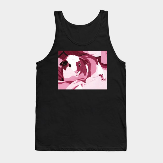 Monochrome Guinea Pig Tank Top by Elora0321